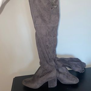 Thigh high heel boots